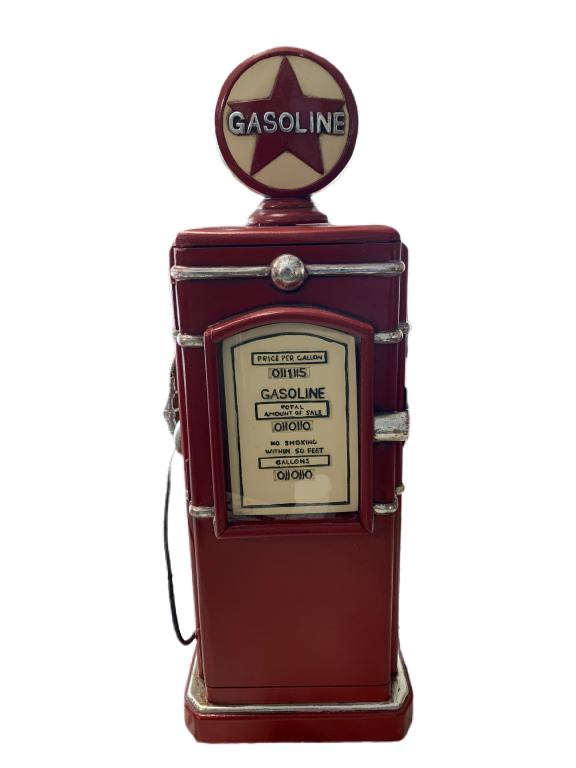 VTG STYLE TEXACO GAS PUMP CD STORAGE CASE 27" (1 of 6)