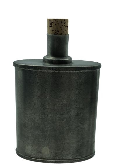 VTG SCANDIA TEN SILVER FLASK: SCANDIA TEN SILVER FLASK