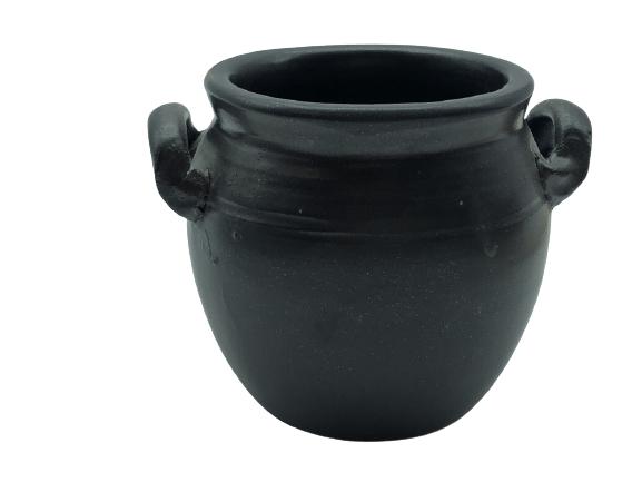 VTG KRUGKMAKAREN BLACK CERAMIC HANDLED BOWL (1 of 6)