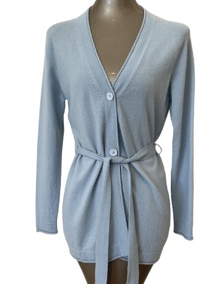 CASHMERE BOUTIQUE BABY BLUE SWEATER SZ S/M: CASHMERE BOUTIQUE BABY BLUE SWEATER SZ S/M