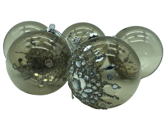 HOLIDAY CHRISTMAS ORNAMENTS SET OF 5 (1 of 2)