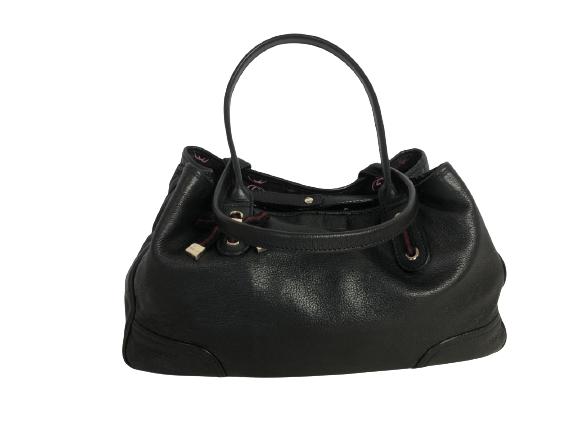 VTG GUCCI BLACK LEATHER PRINCY TOTEBAG (1 of 5)