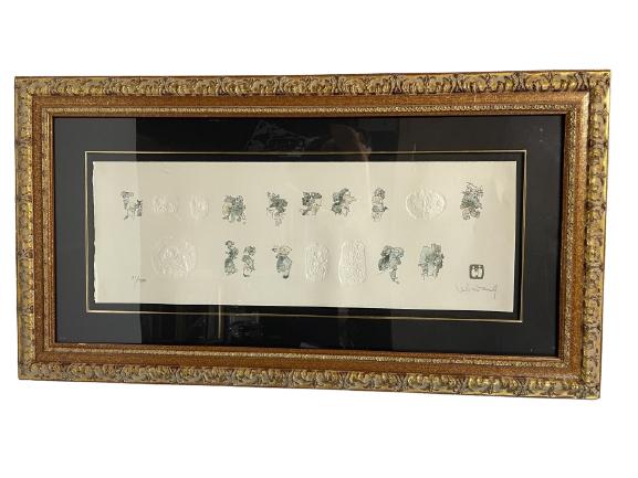 LEBADANG "LA COMEDIE HUMAINE " MIXED MEDIA ART 38" (1 of 6)