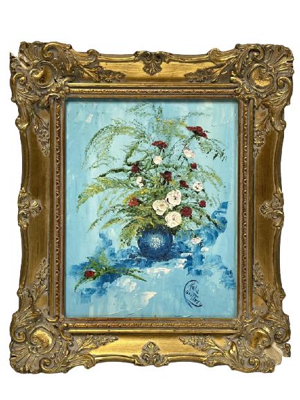 REBA COURTNEY FLORAL STILL LIFE PAINTING (1 of 2)