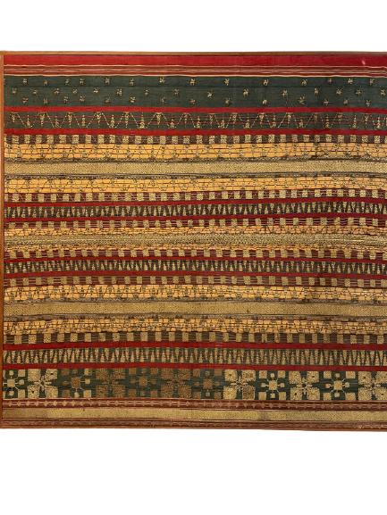 ANTIQUE SUMATRAN TEXTILE TAPESTRY WALL ART 51" (1 of 1)