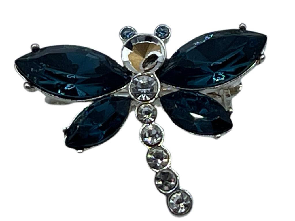 VTG RHINESTONE FIREFLY BROOCH (1 of 4)