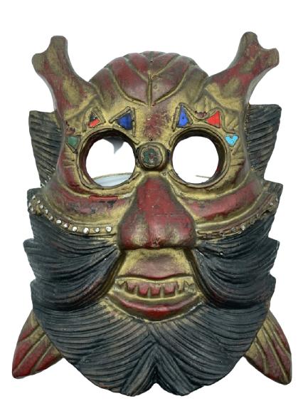 VINTAGE BALI TOPENG TRADITIONAL WOOD  MASK 9" (1 of 2)