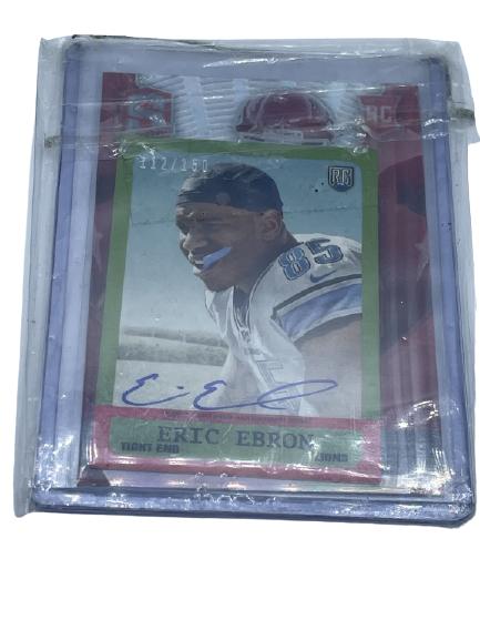 ERIC EBRON FOOTBALL CARD (1 of 2)