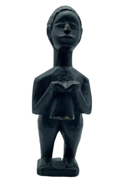 VTG CARVED WOOD AFRICAN TRIBAL FIGURINE STATUE (1 of 3)