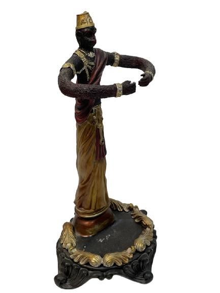 VINTAGE MONKEY WEARING FEZ HAT UMBRELLA HOLDER 25" (1 of 8)