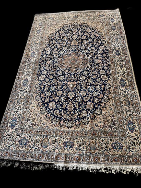 VINTAGE PERSIAN WOOL RUG 118" (1 of 5)