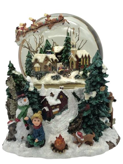 CHRISTOPHER RADKO MUSICAL VILLAGE SNOWGLOBE (1 of 8)
