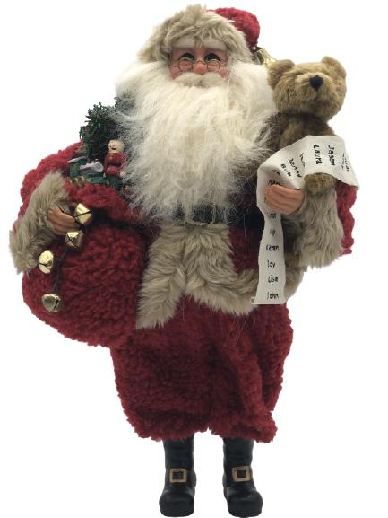 CHRISTMAS PAST SANTA FIGURINE: A KAREN DIDION COLLECTIBLE: CHRISTMAS PAST SANTA FIGURINE -VERY GOOD CONDITION-JD112521