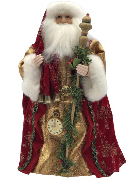 CHRISTMAS SANTA FIGURINE: CHRISTMAS SANTA FIGURINE -VERY GOOD CONDITION-JD112521