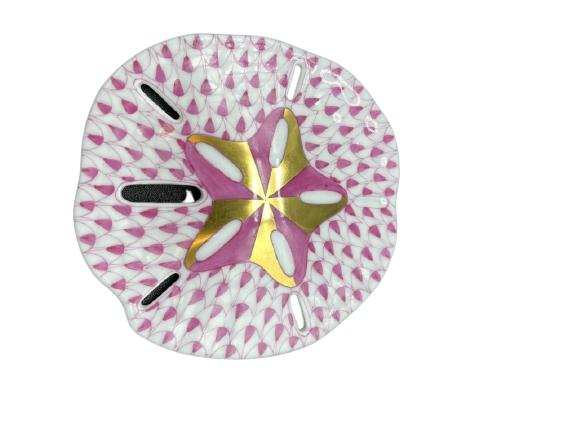 HEREND HUNGARY HANDPAINTED SAND DOLLAR (1 of 5)
