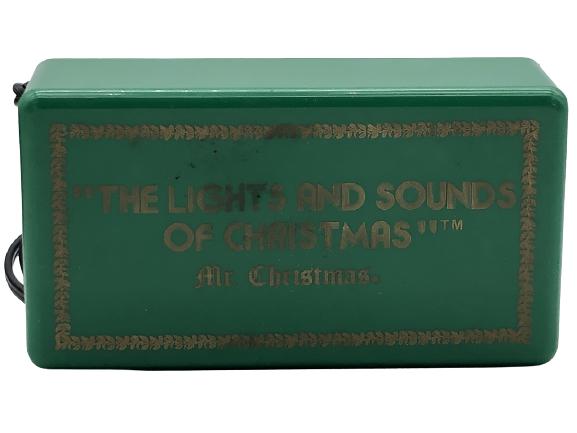SEARS CHRISTMAS MUSIC BOX WITH LIGHT CONTROL: SEARS CHRISTMAS MUSIC BOX WITH LIGHT CONTROL-VERY GOOD CONDITION-JD112721