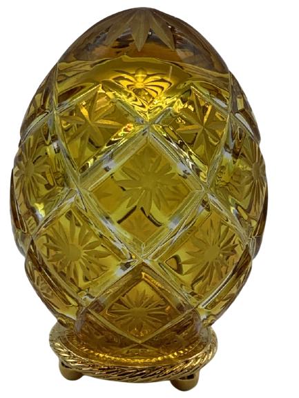 VTG FABERGE CRYSTAL EGG 1962 NEW IN BOX (1 of 5)