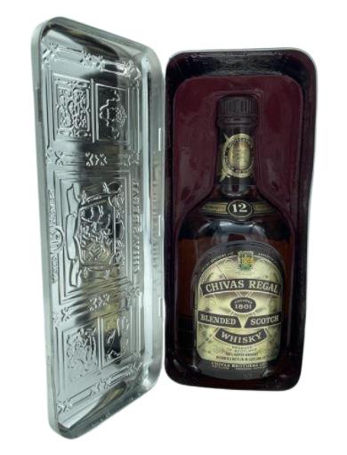 CHIVAS REGAL 12 YEAR IN COLLECTIBLE TIN NIB (1 of 1)