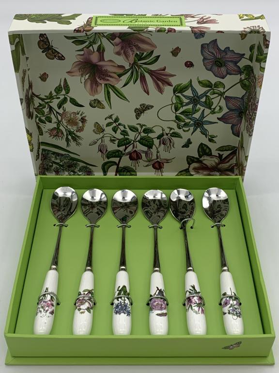 PORTMEIRION BOTANIC GARDEN SET OF 6 TEA SPOONS (1 of 3)