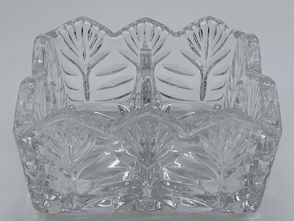 FIFTH AVENUE CRYSTAL SUGAR/TEA CADDY (1 of 6)