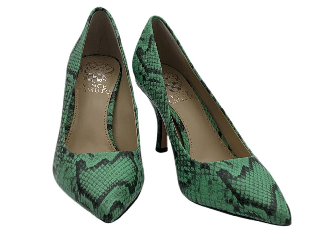 NEW! VINCE CAMUTO COTAI SNAKE PUMPS SX 6 1/2: NEW! VINCE CAMUTO ALLIAGTOR GREEN PUMPS SX 6 1/2 -NEW IN BOX