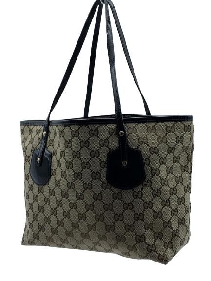VTG GUCCI BEIGE MONOGRAM CANVAS JOLIE TOTEBAG (1 of 7)
