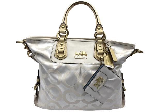 COACH LEATHER HANDBAG (1 of 6)