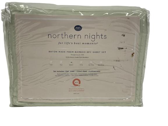 NEW! NORTHERN NIGHTS 6 PIECE QUEEN SHEET SET (1 of 2)