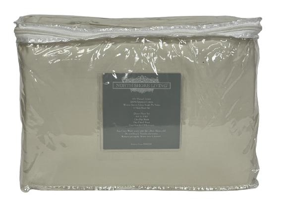 NEW! NORTH SHORE LIVING EGYPTIAN COTTON SHEET SET (1 of 3)