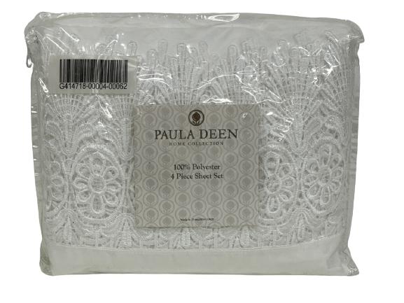 NEW! PAULA DEEN 4 PIECE QUEEN SHEET SET (1 of 2)