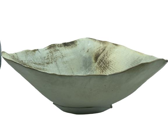 LARGE RAKU POTTERY TABLE CENTERPIECE BOWL 16" (1 of 7)