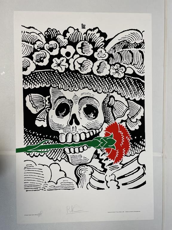 RAFAEL LOPEZ CASTRO SILKSCREEN PRINT SIGNED 35" (1 of 4)
