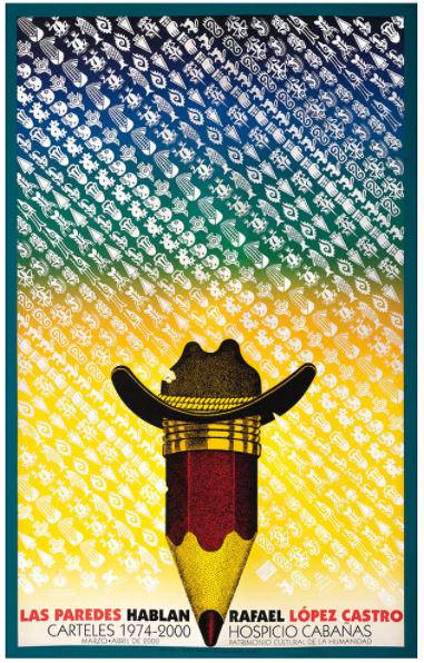 RAFAEL LÓPEZ CASTRO SERIGRAPH POSTER PRINT 37" (1 of 1)