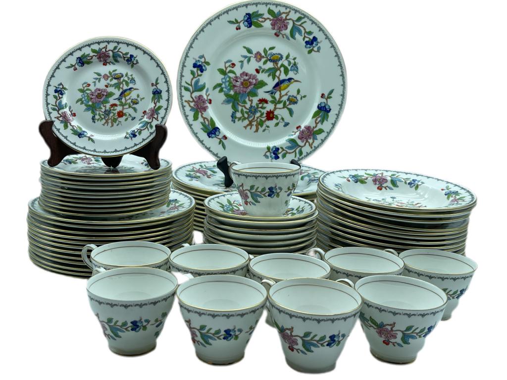 AYNSLEY PEMBROKE 69 ITEM DINNER SET (1 of 5)
