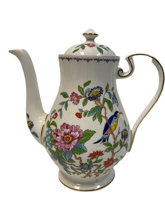 AYNSLEY "PEMBROKE" CHINA TEAPOT & LID (1 of 4)