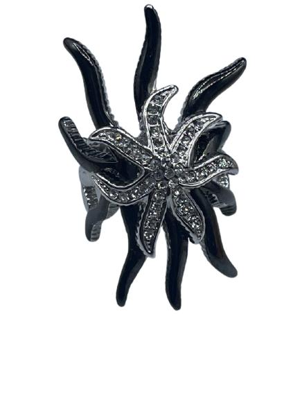 STERLING SILVER BLING RING SZ 8 (1 of 7)