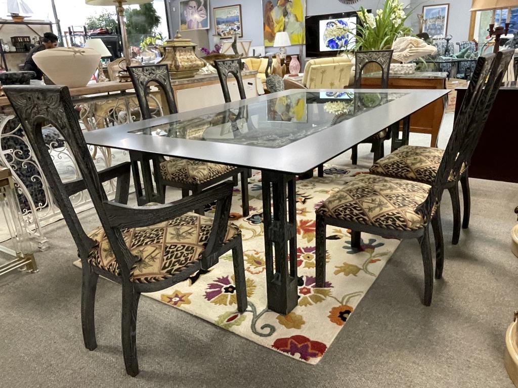 COMPLETE JAMES MONT DINING ROOM SET (1 of 13)