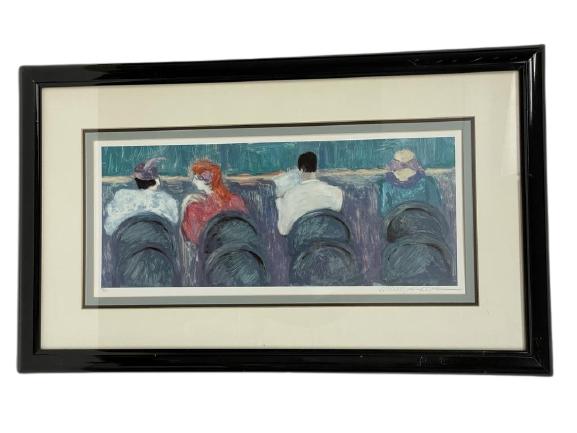 BARBARA WOOD FRAMED ART PRINT 35" (1 of 3)