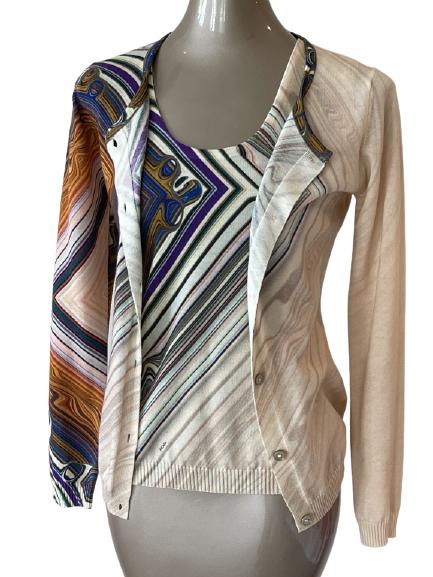 ESCADA GEOMETRICAL TWIN SET SZ S (1 of 3)