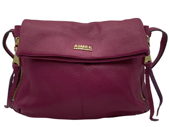 Nwt Aimee Kestenberg Purple Leather Handbag