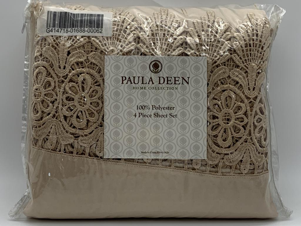 NEW PAULA DEEN QUEEN SIZE 4PC SHEET SET (1 of 2)