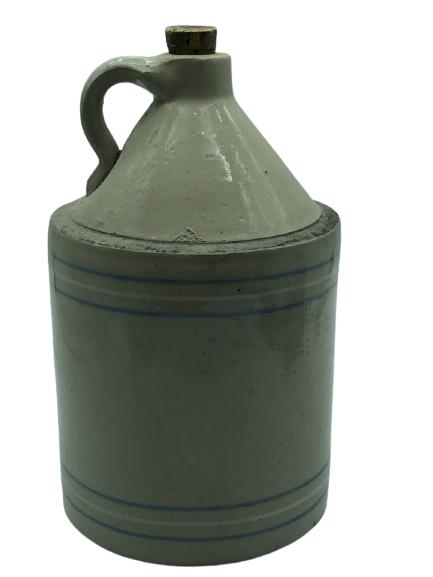 13" VINTAGE ANTIQUE POTTERY JUG (1 of 5)