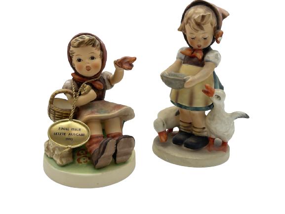 VINTAGE PAIR OF HUMMELS WITH ORIGINAL BOXES: VINTAGE PAIR OF HUMMELS WITH ORIGINAL BOXES