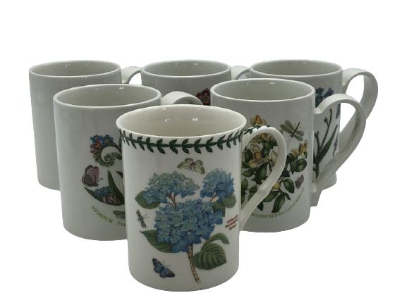 PORTMEIRION BOTANIC GARDEN COFFEE MUGS SET OF 6 (1 of 3)
