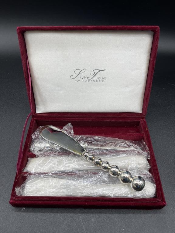 SILVER TREASURES BY GODINGER KNIVE SPREADERS: SILVER TREASURES BY GODINGER KNIVE SPREADERS