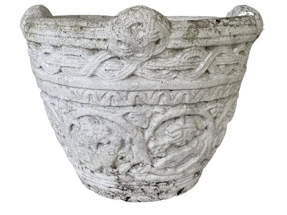 VINTAGE REGENCY STYLE OUTDOOR PLANTER 16" (1 of 2)