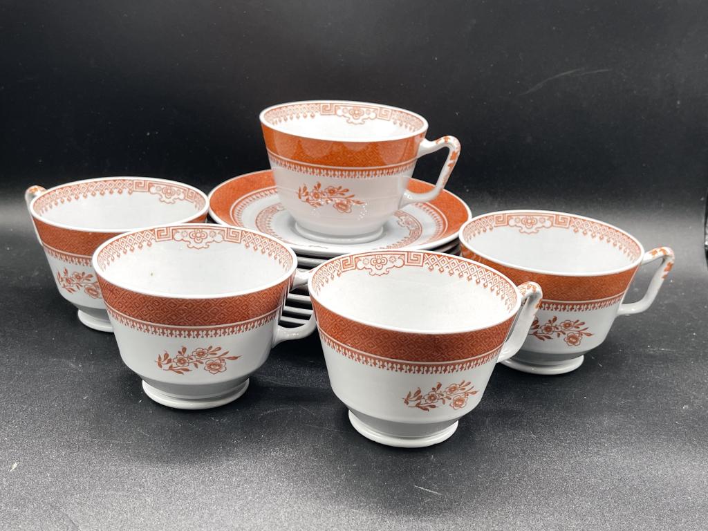 VTG COPELAND SPODE "OLD BEDFORD" COFFEE SERVICE: VTG COPELAND SPODE "OLD BEDFORD" COFFEE SERVICE