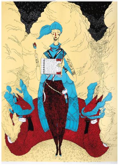 NANDO MURIO SERIGRAPH POSTER PRINT 66" (1 of 1)