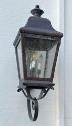 VINTAGE HOME FACADE OUTDOOR CARRIAGE LIGHT 31" (1 of 2)