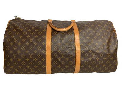 Louis Vuitton Keepall XS Monkey in Coated Canvas with Black/Orange